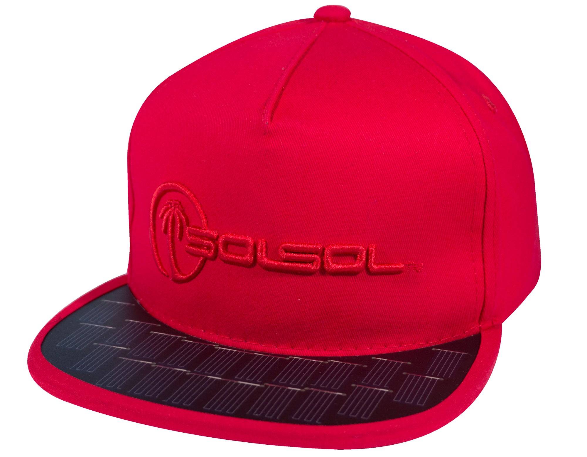 THE SOLSOL™ SNAPBACK 1.1W SOLAR CHARGER HAT
